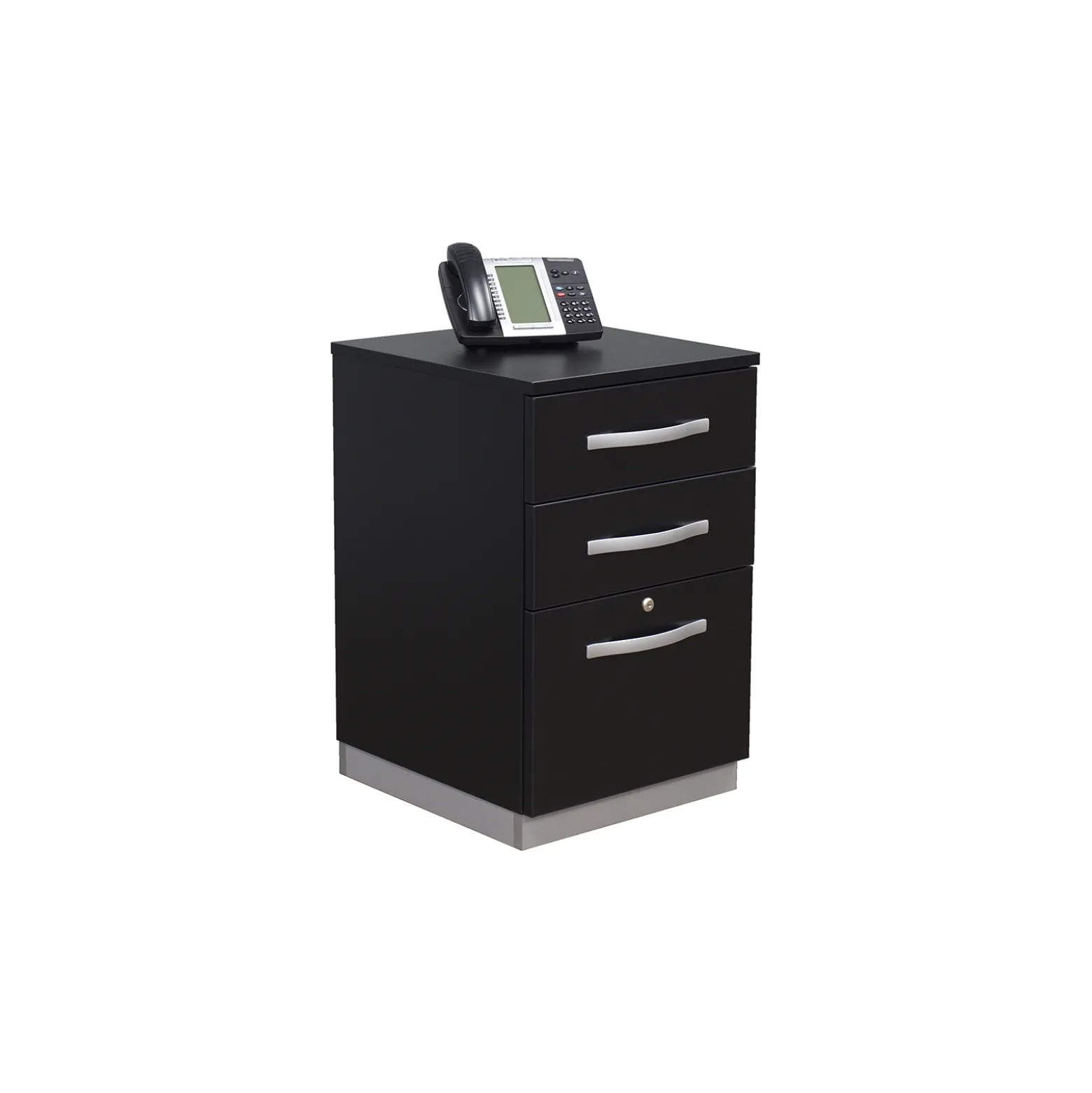 Metropolitan Three Drawer Mobile Pedestal - 18"W x 19.5"D