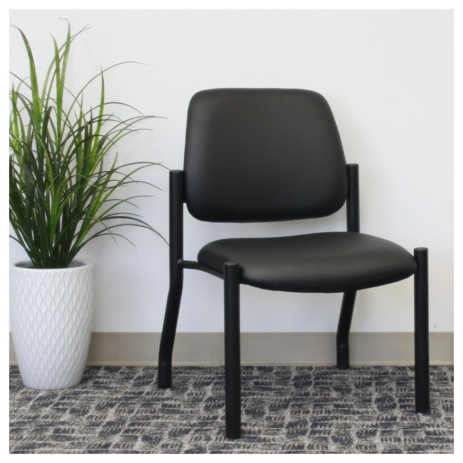 Mid Back Armless Guest Chair - 300 lb. Capacity