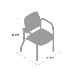 Mid Back Guest Chair - 300 lb. Capacity