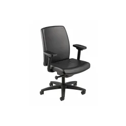 Mid Back Leather Chair