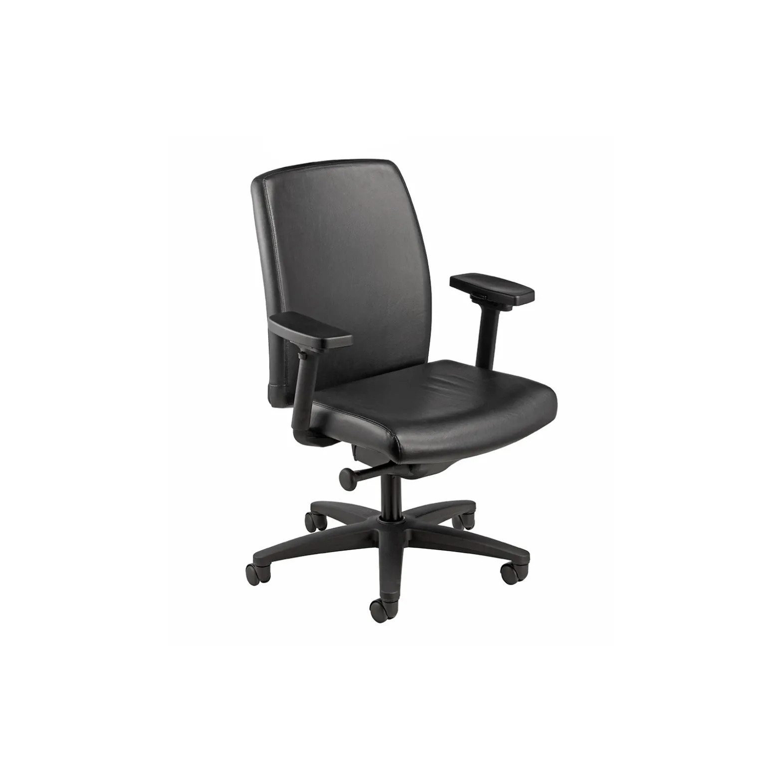 Mid Back Leather Chair