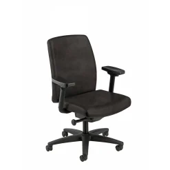 Mid Back Leather Chair