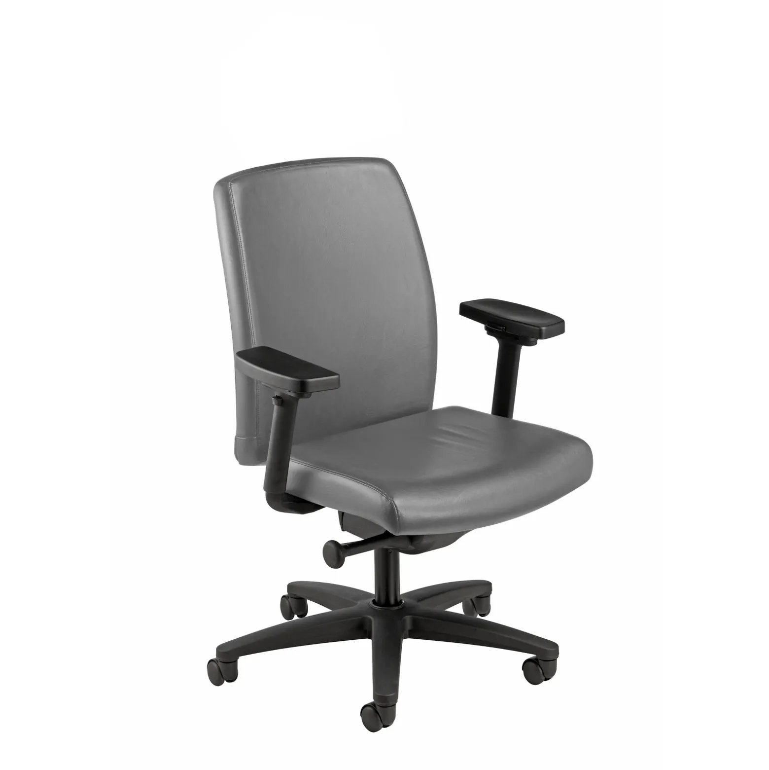 Mid Back Leather Chair