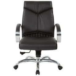 Mid Back Leather Manager's Chair