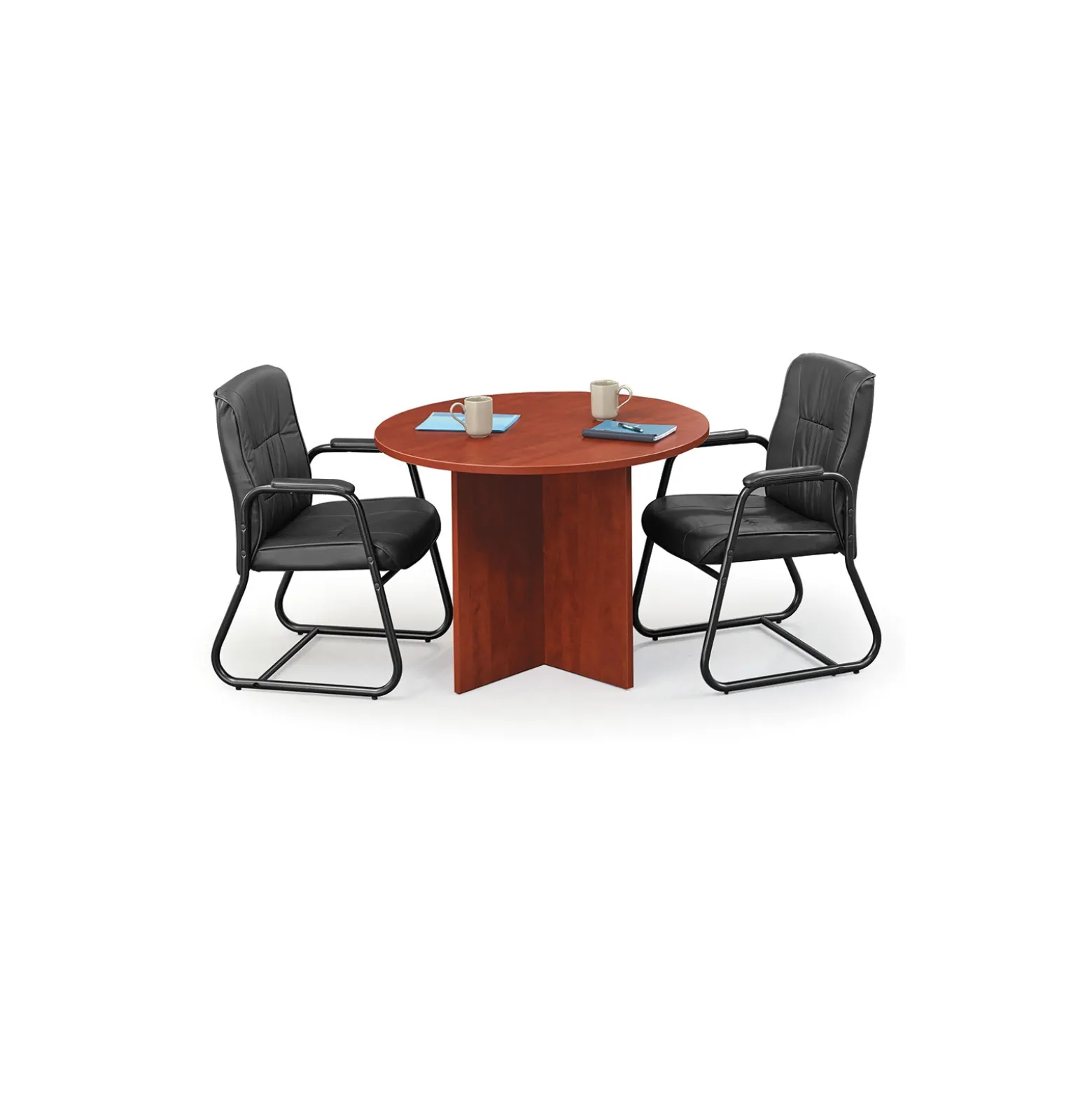 Mid-Back Leather Guest Chair