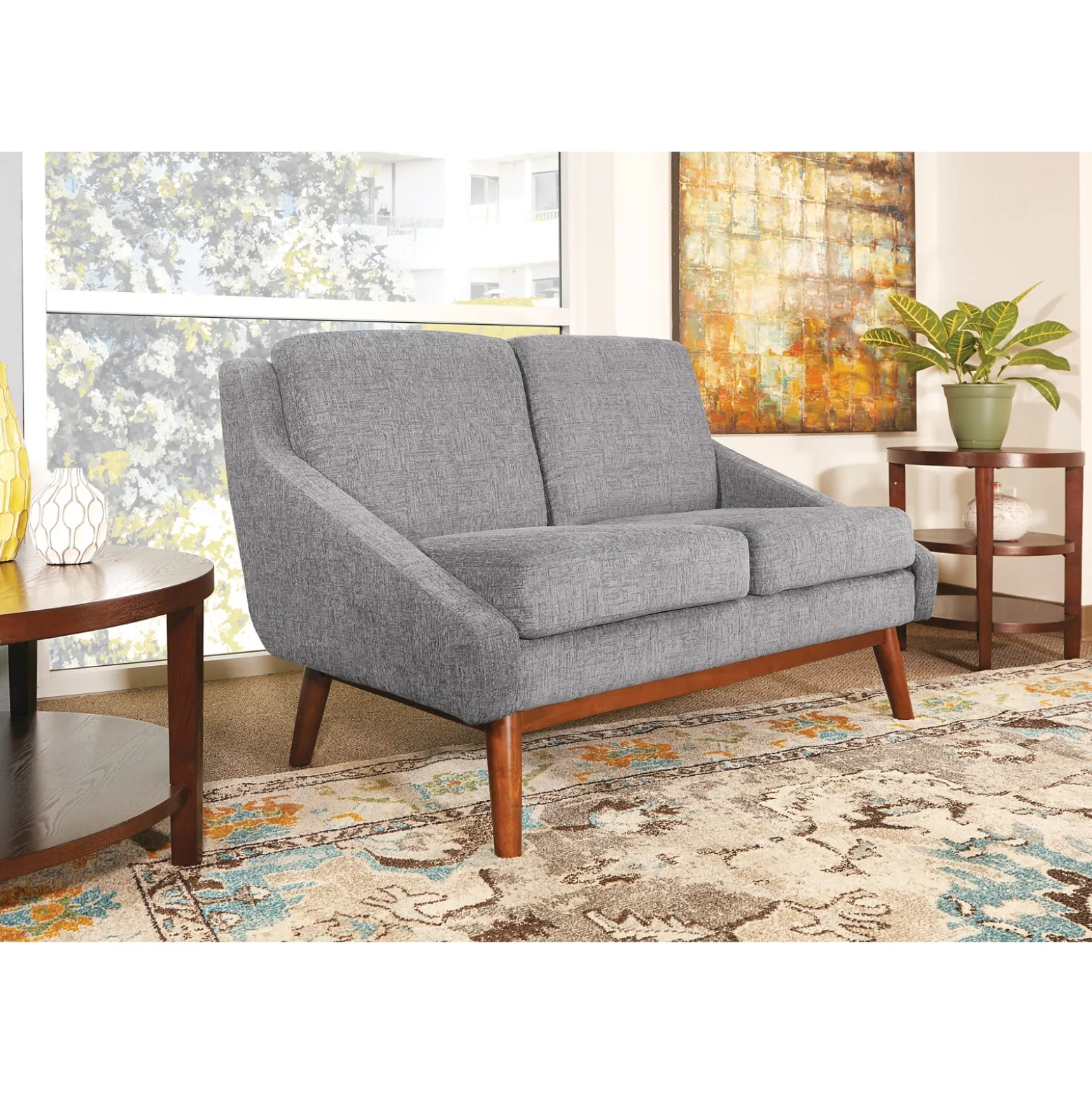 Mid-Century Modern Loveseat