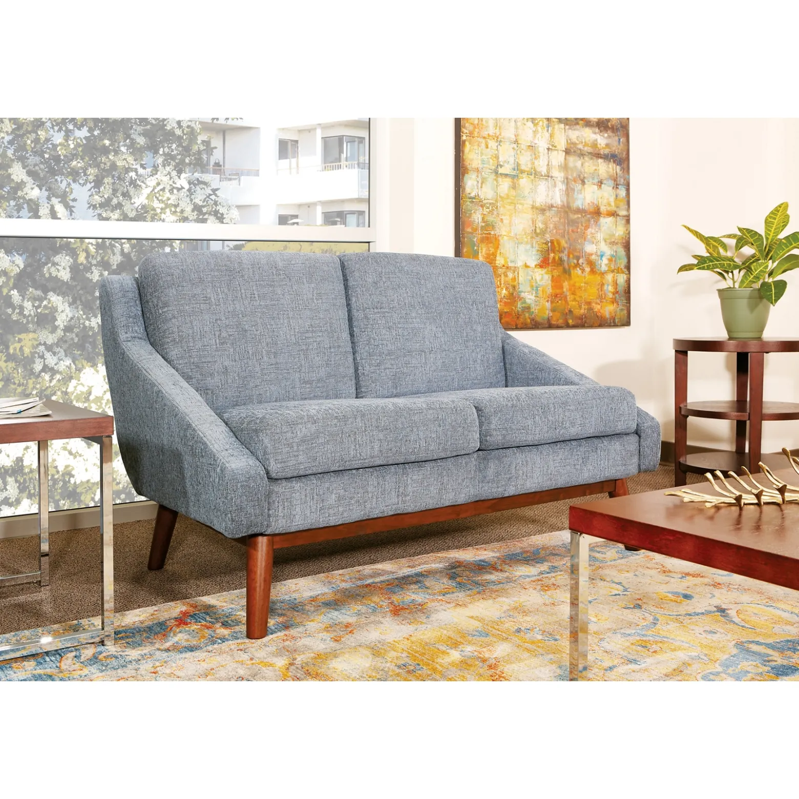 Mid-Century Modern Loveseat