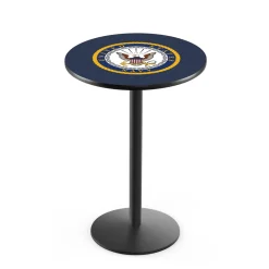 Military Logo Disc Base Table - 36