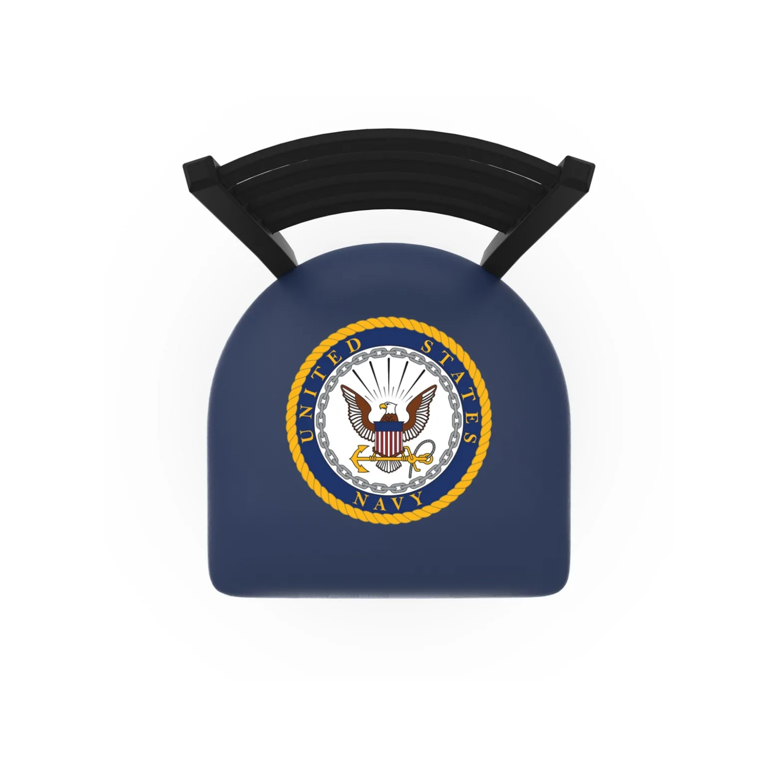 Military Logo Ladder-Backed Stool - 30"H