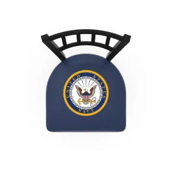 Military Logo Vertical-Backed Stool - 25