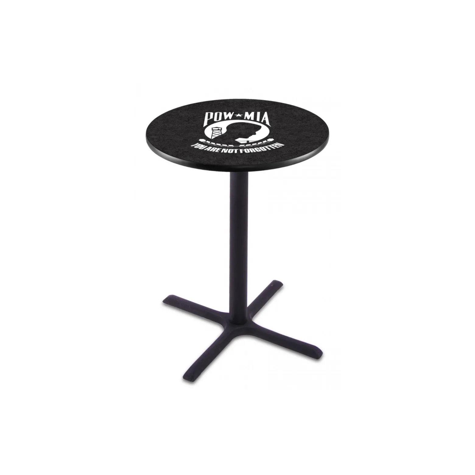 Military Logo X-Base Table - 36"DIA x 42"H