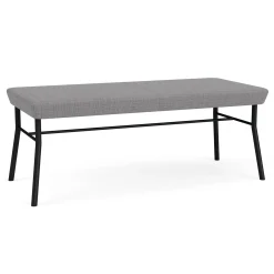 Mingle 2 Seat Bench in Premium Vinyl Upholstery