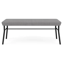 Mingle 2 Seat Bench in Premium Vinyl Upholstery