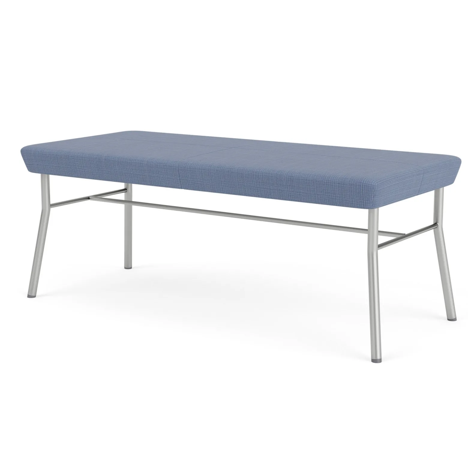 Mingle 2 Seat Bench in Premium Vinyl Upholstery