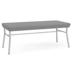 Mingle 2 Seat Bench in Premium Vinyl Upholstery