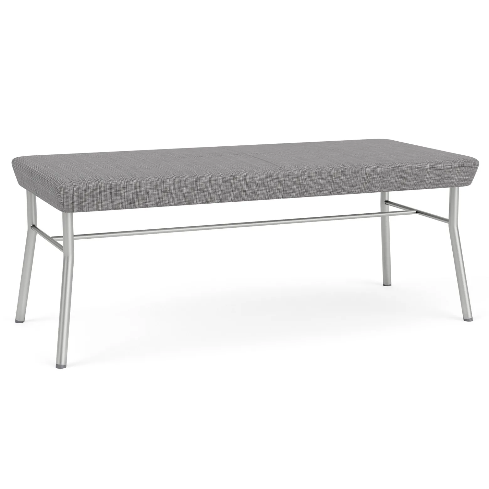 Mingle 2 Seat Bench in Premium Vinyl Upholstery