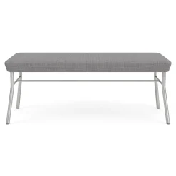 Mingle 2 Seat Bench in Premium Vinyl Upholstery