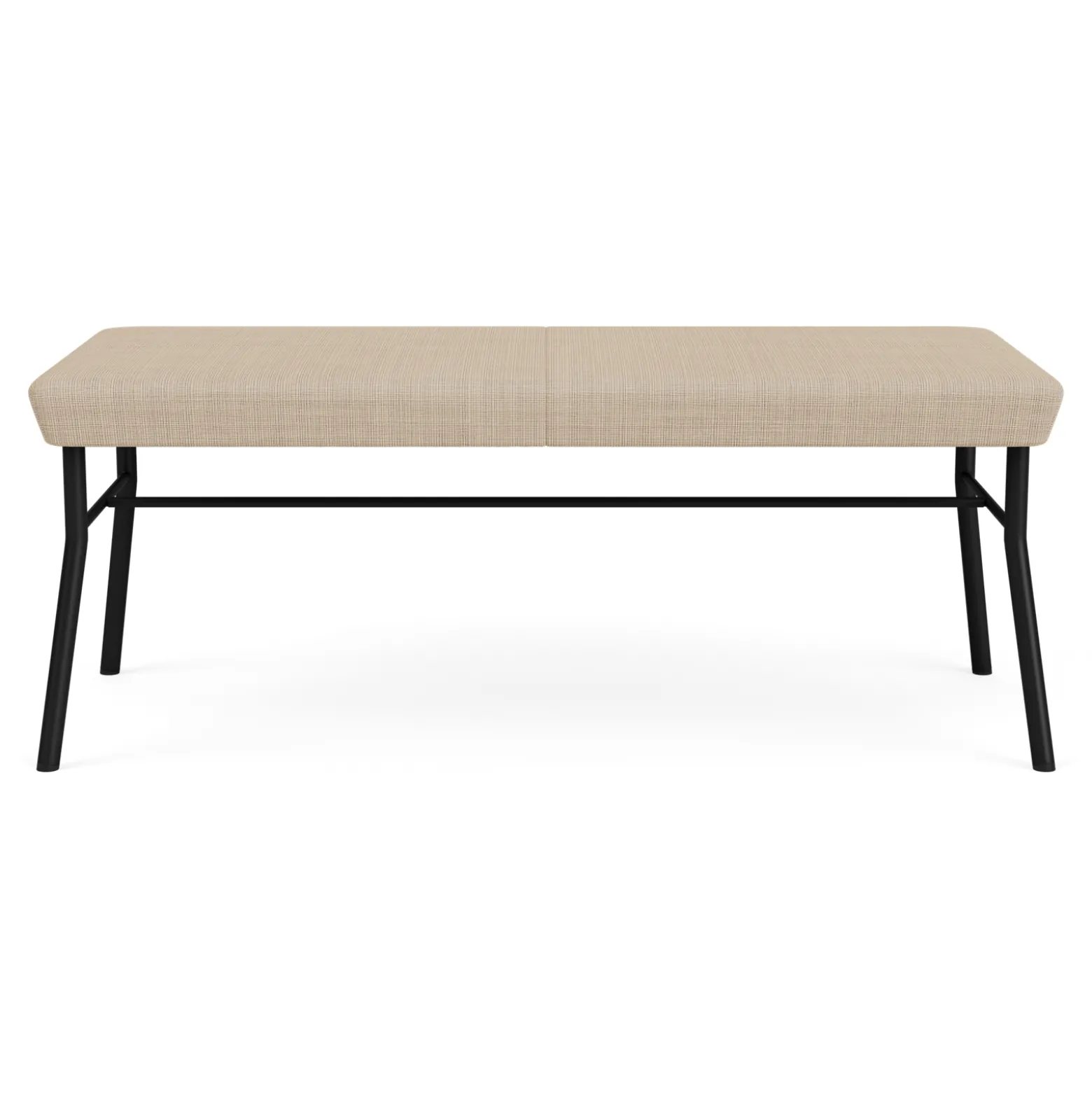Mingle 2 Seat Bench in Premium Vinyl Upholstery