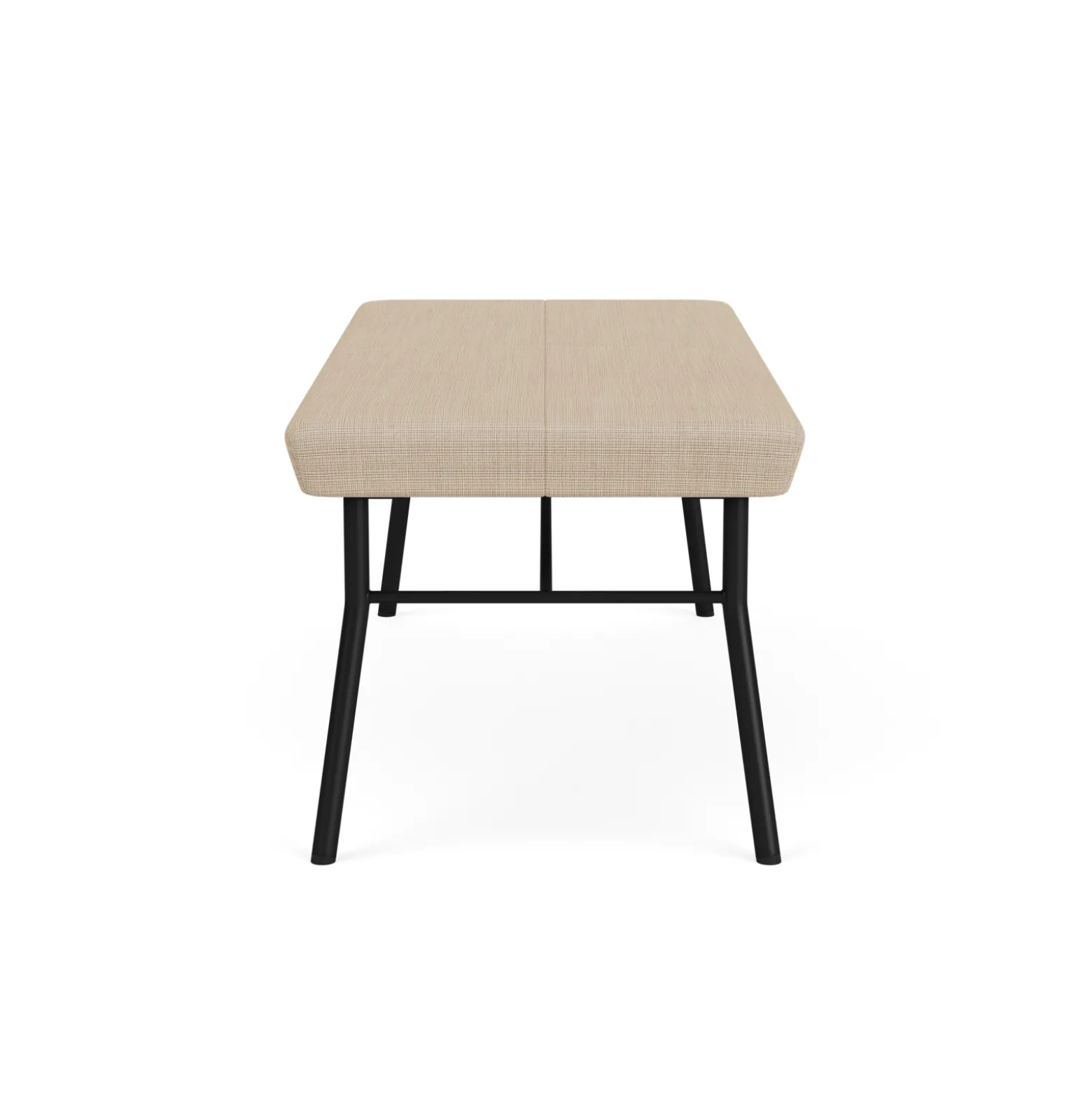 Mingle 2 Seat Bench in Premium Vinyl Upholstery