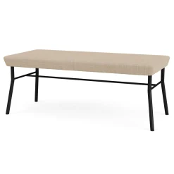 Mingle 2 Seat Bench in Premium Vinyl Upholstery