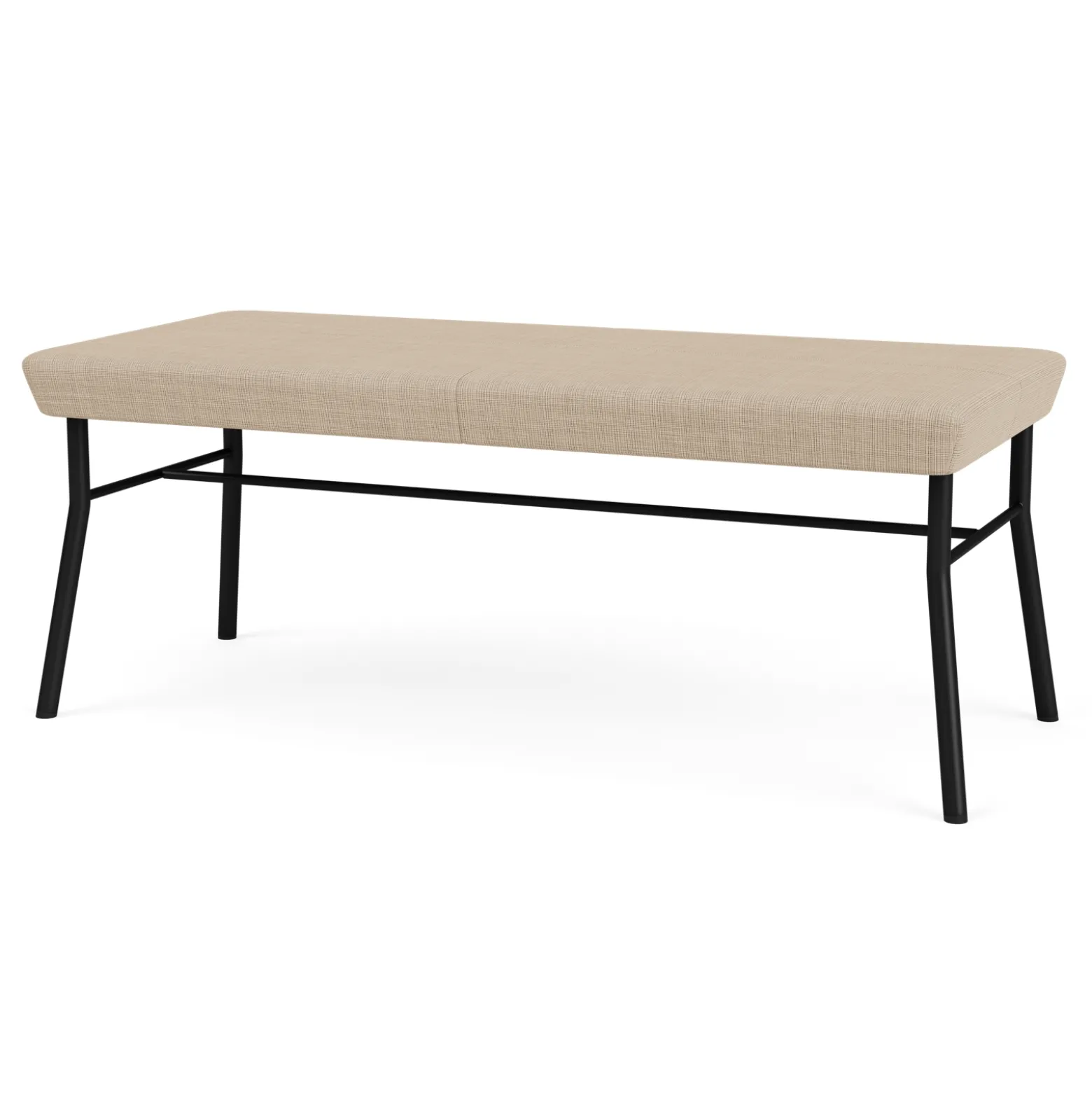 Mingle 2 Seat Bench in Premium Vinyl Upholstery