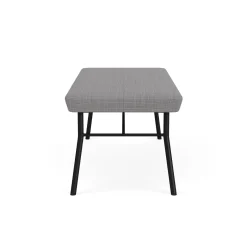 Mingle 2 Seat Bench in Premium Vinyl Upholstery