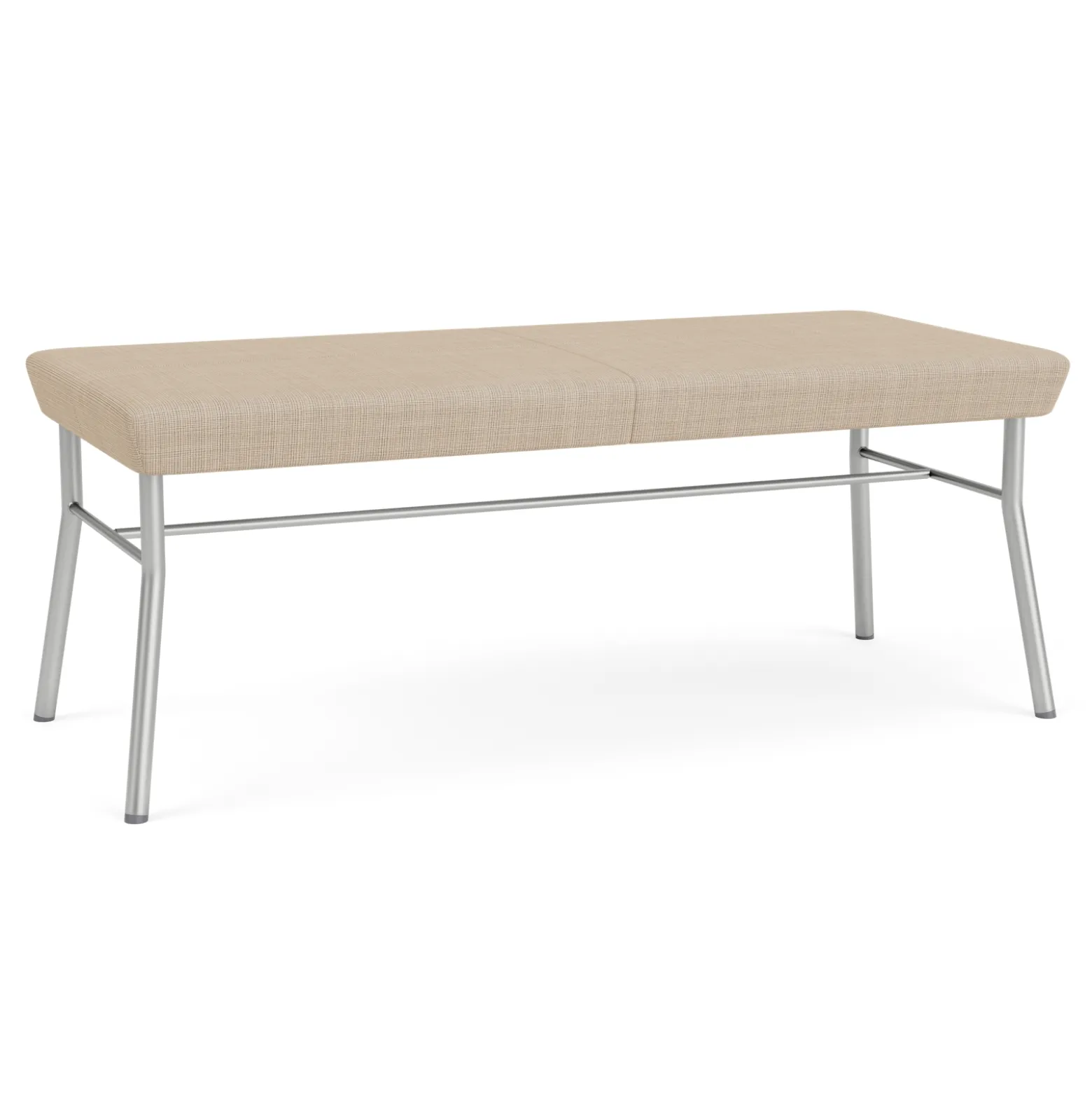 Mingle 2 Seat Bench in Premium Vinyl Upholstery