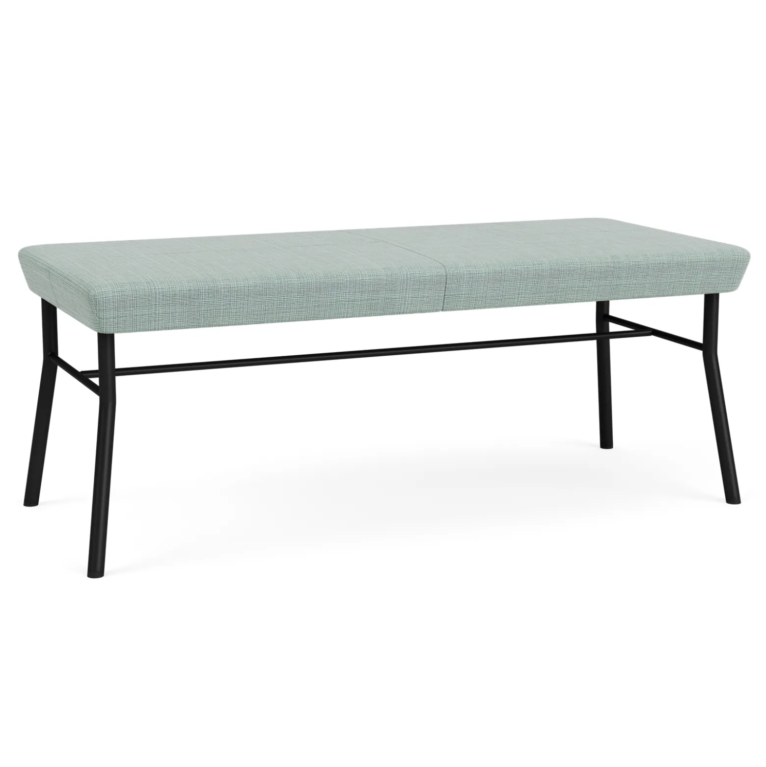 Mingle 2 Seat Bench in Premium Vinyl Upholstery