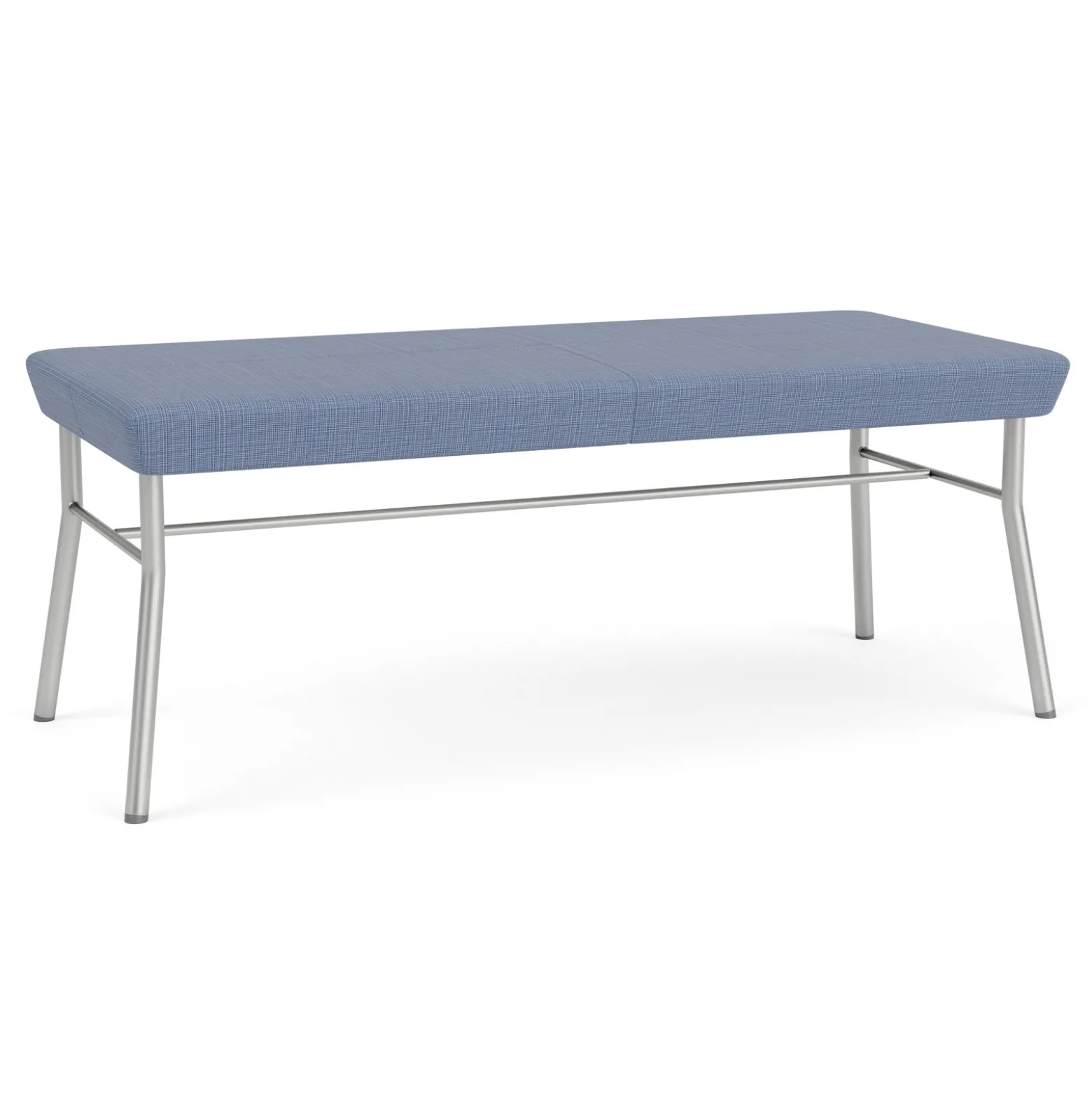 Mingle 2 Seat Bench in Premium Vinyl Upholstery