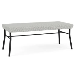 Mingle 2 Seat Bench in Premium Fabric Upholstery
