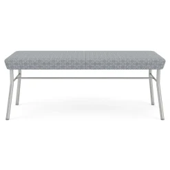 Mingle 2 Seat Bench in Premium Fabric Upholstery