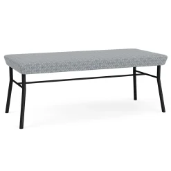 Mingle 2 Seat Bench in Premium Fabric Upholstery