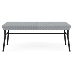 Mingle 2 Seat Bench in Premium Fabric Upholstery