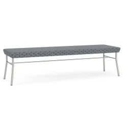 Mingle 3 Seat Bench in Premium Fabric Upholstery