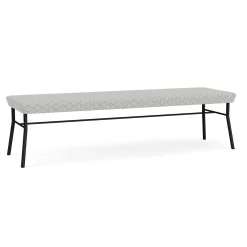 Mingle 3 Seat Bench in Premium Fabric Upholstery