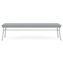 Mingle 3 Seat Bench in Premium Fabric Upholstery