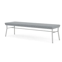 Mingle 3 Seat Bench in Premium Fabric Upholstery