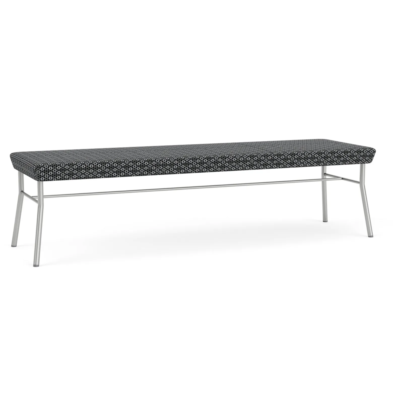 Mingle 3 Seat Bench in Premium Fabric Upholstery