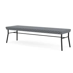 Mingle 3 Seat Bench in Premium Fabric Upholstery