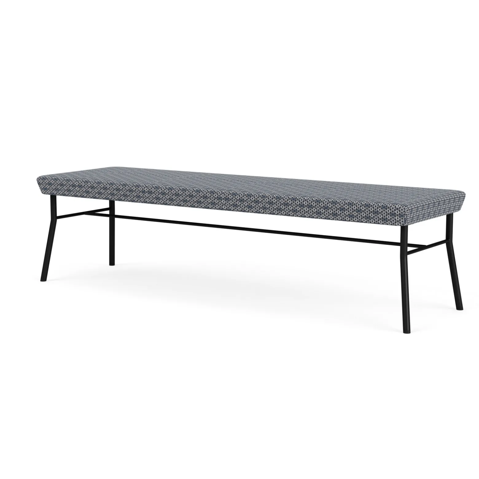 Mingle 3 Seat Bench in Premium Fabric Upholstery