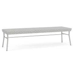 Mingle 3 Seat Bench in Premium Fabric Upholstery