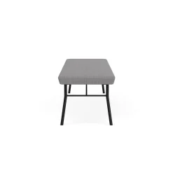 Mingle 3 Seat Bench in Premium Vinyl Upholstery