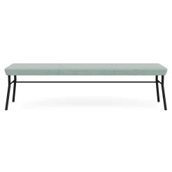 Mingle 3 Seat Bench in Premium Vinyl Upholstery