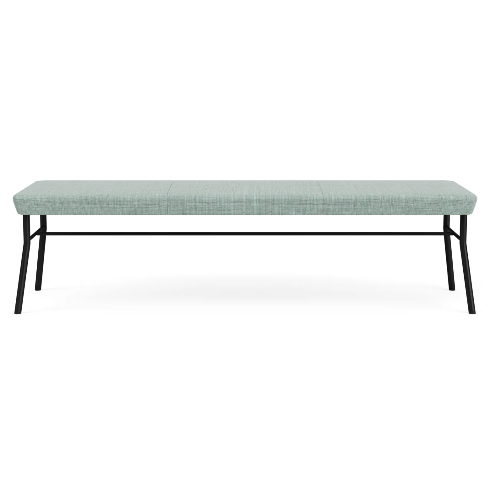 Mingle 3 Seat Bench in Premium Vinyl Upholstery