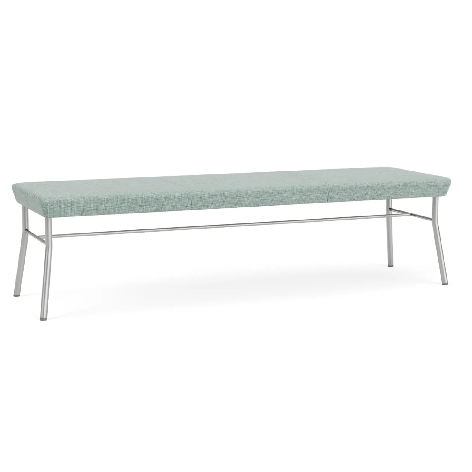Mingle 3 Seat Bench in Premium Vinyl Upholstery