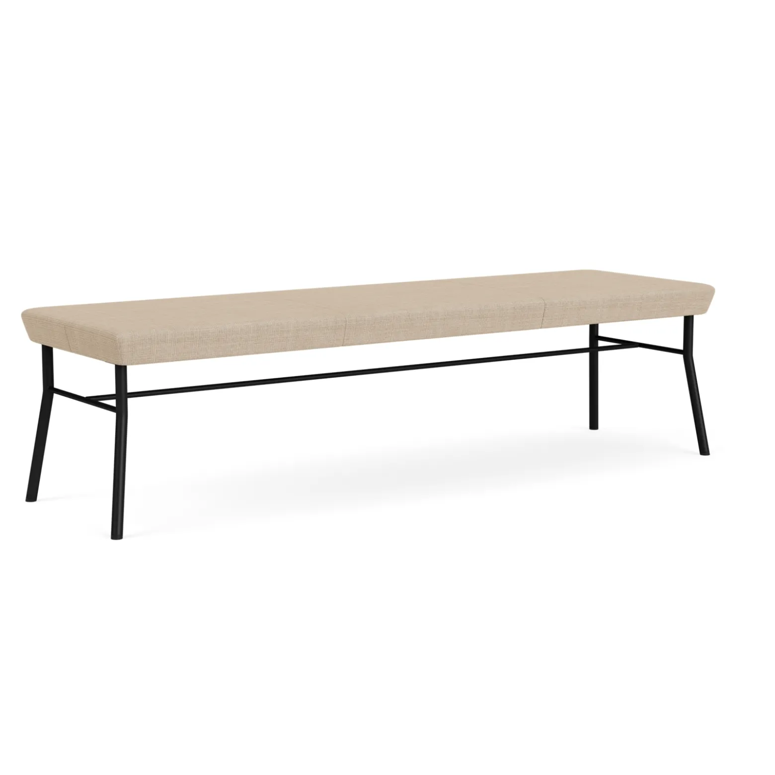 Mingle 3 Seat Bench in Premium Vinyl Upholstery