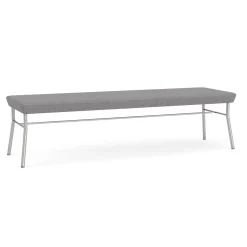 Mingle 3 Seat Bench in Premium Vinyl Upholstery