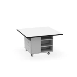Mini Nucleus Workstation with Drawers - 48"Wx48"Dx30"H