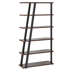 Mirella 5 Shelf Bookshelf - 68"H