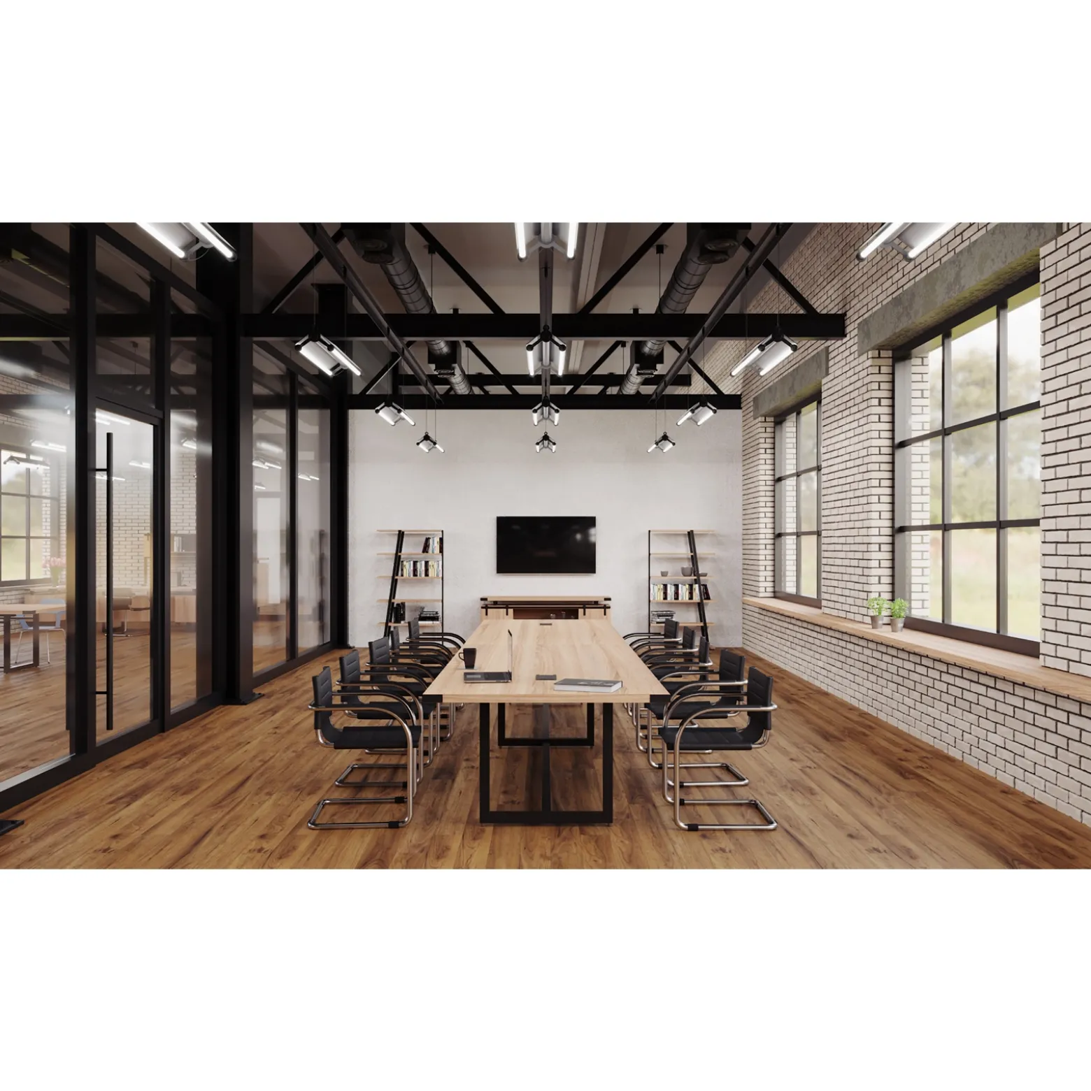 Mirella Conference Table - 16'W x 47"D